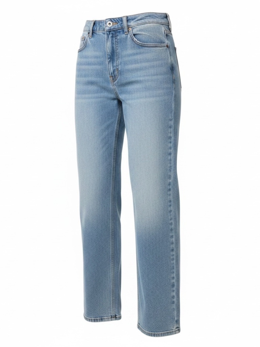 H&M Pale Blue Straight-Leg Jeans